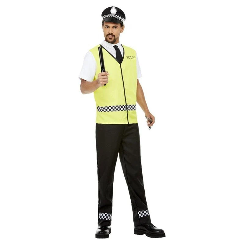 Police Officer Costume, Black - Image 2