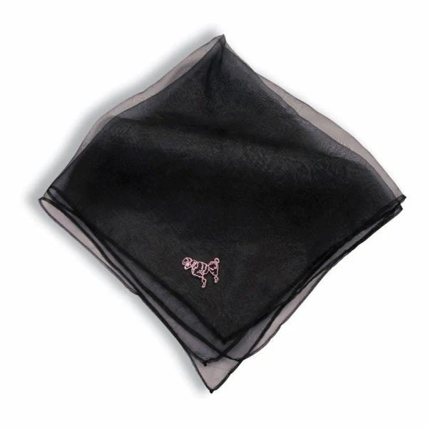 Poodle Scarf Black