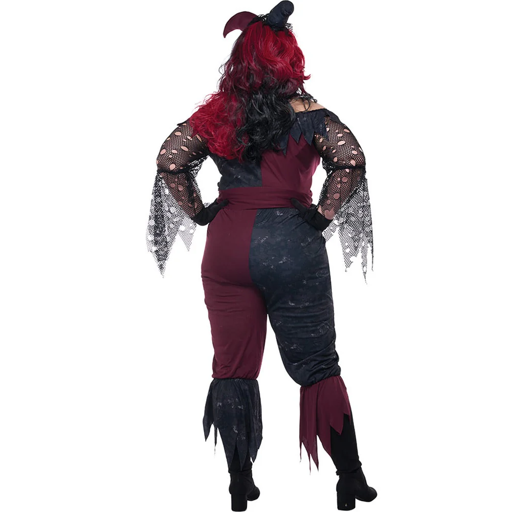 Psycho Jester Plus Size Women Costume - Image 2