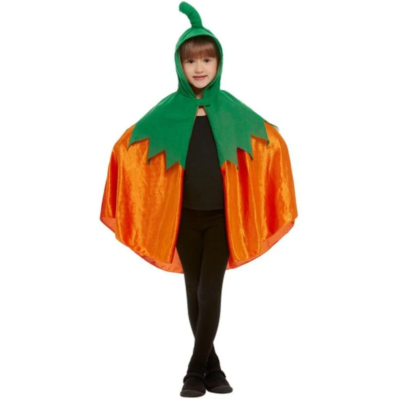 Pumpkin Hooded Cape