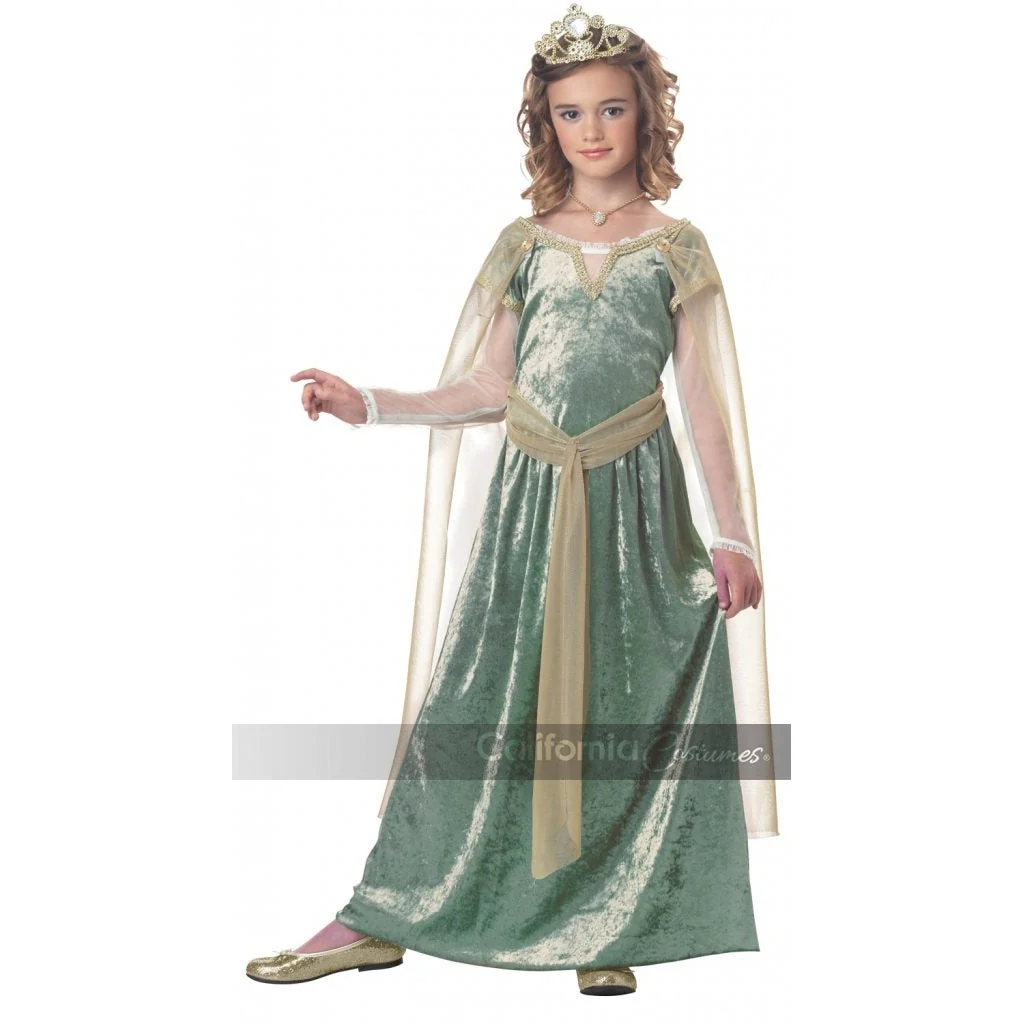 Queen Guinevere Story Book Girls Costume - Image 2