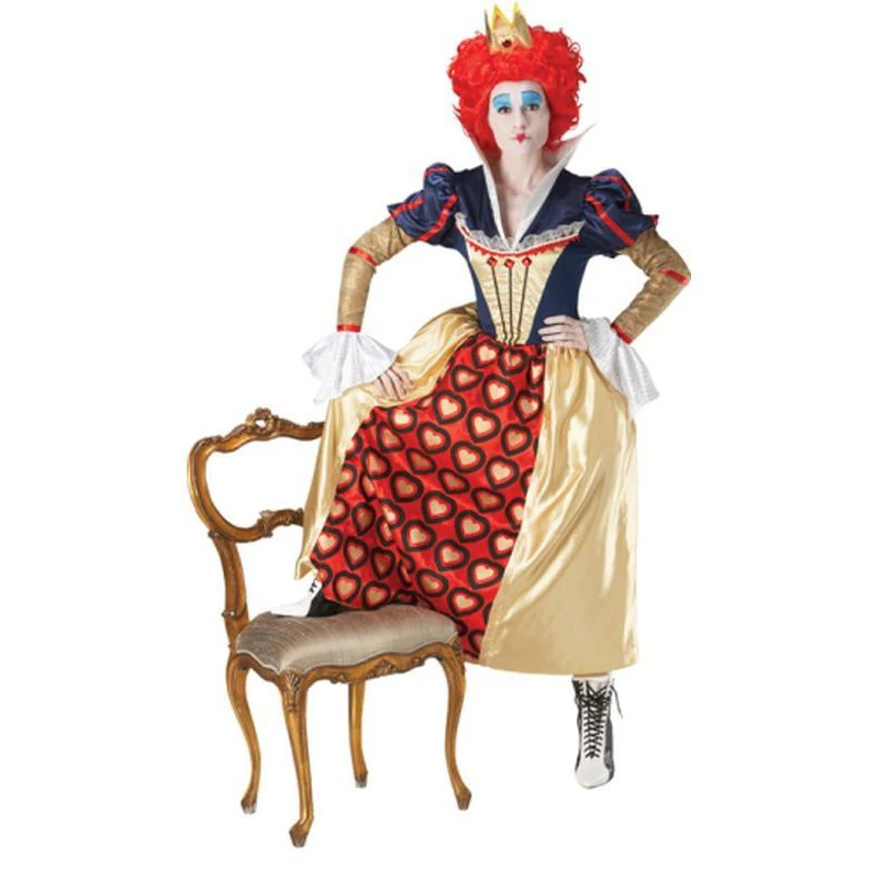 Queen Of Hearts Red Adult Costume Size L