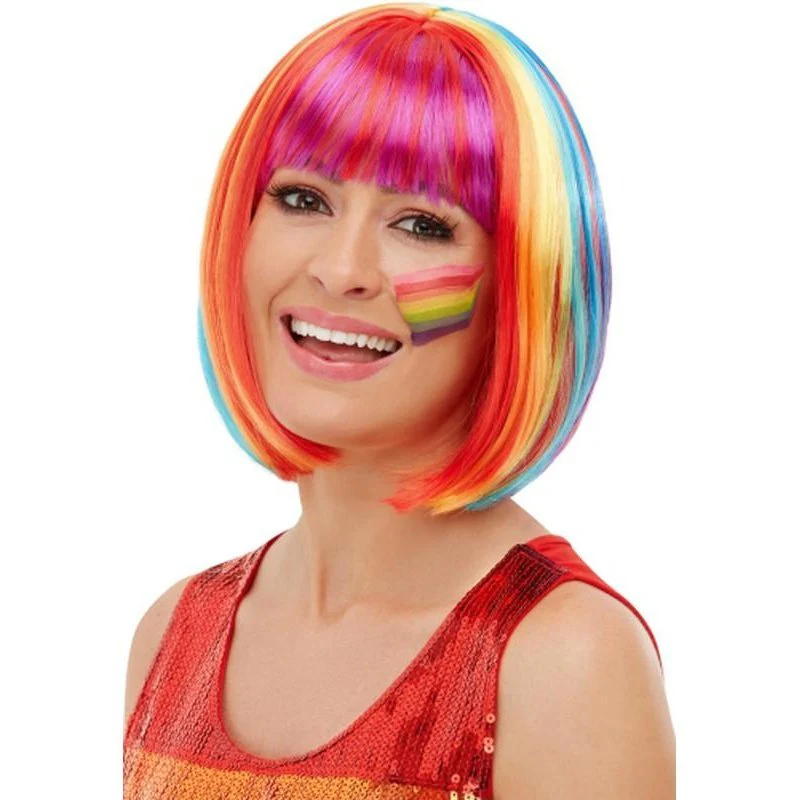 Rainbow Bob Wig