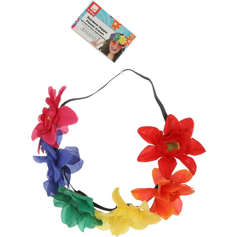 Rainbow Flower Crown - Image 2