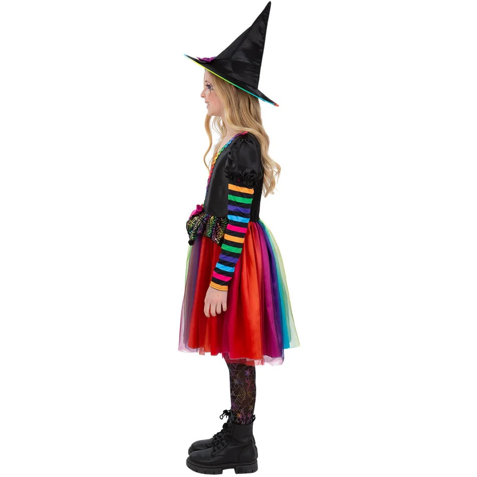 Rainbow Witch Costume, Child - Image 2