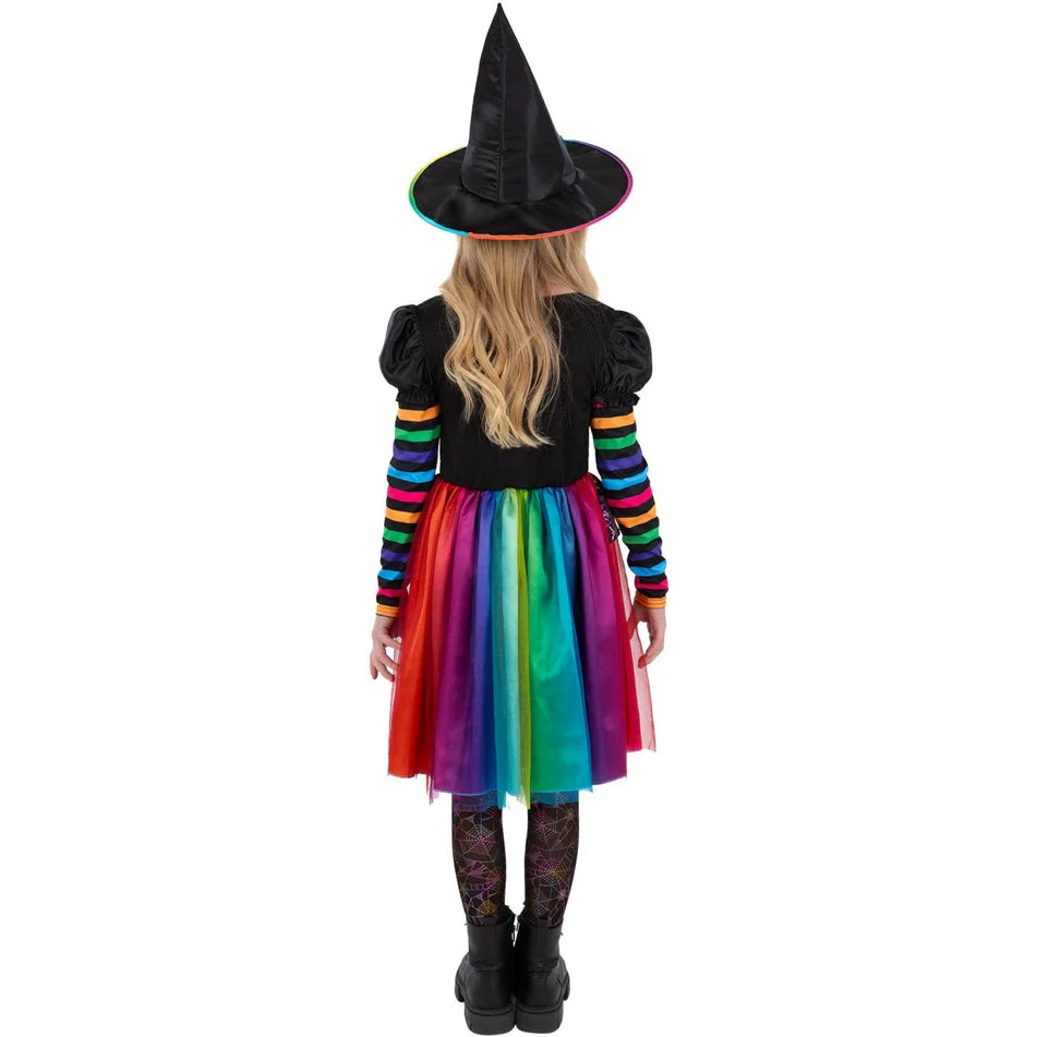 Rainbow Witch Costume, Child - Image 3
