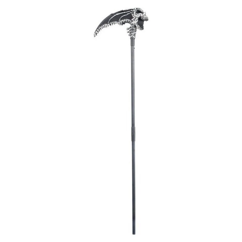 Reaper Scythe Winged Skull