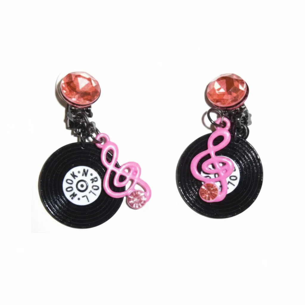 Record Earrings