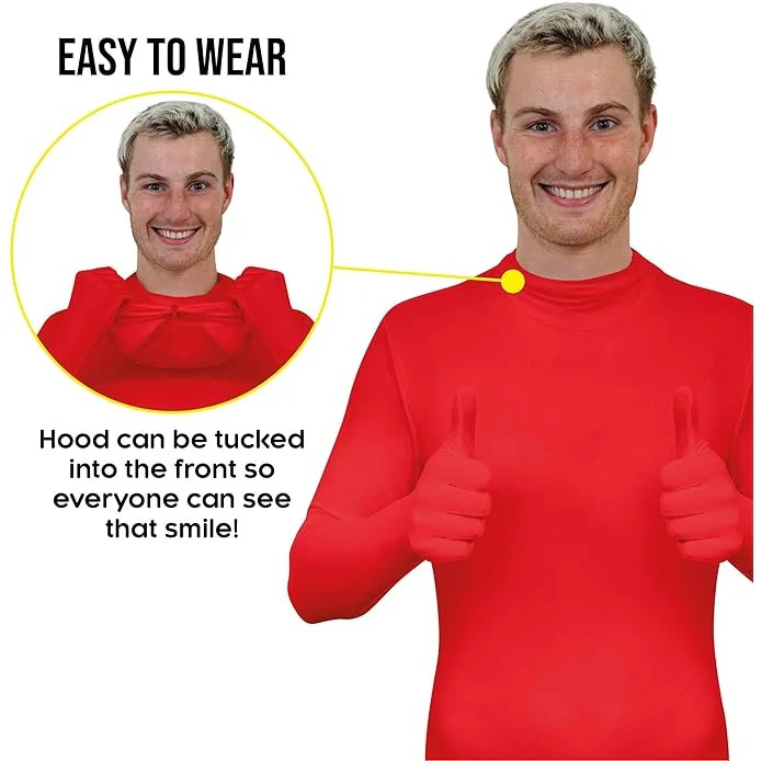 Red Morphsuit Adult Costume - Image 3