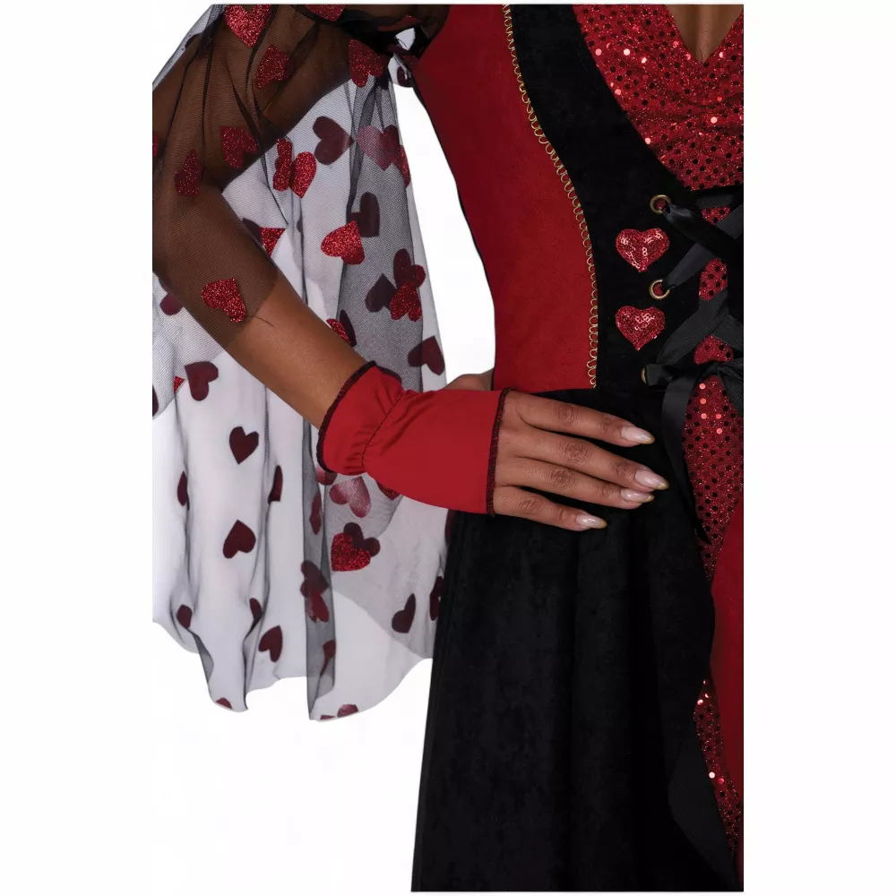 Red Queen Cosplay Dress, Adult - Image 8