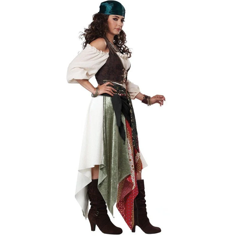Renaissance Gypsy/Pirate Adult Costume - Image 3