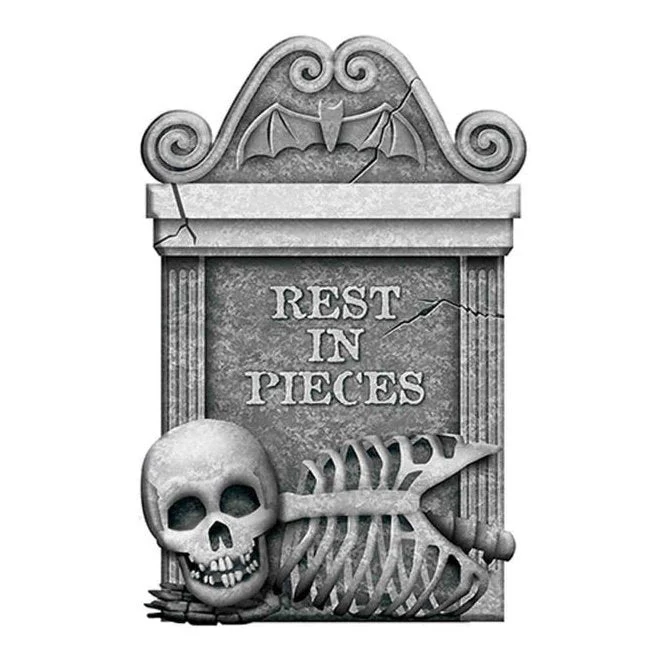 Rest In Pieces Tombstone Foam
