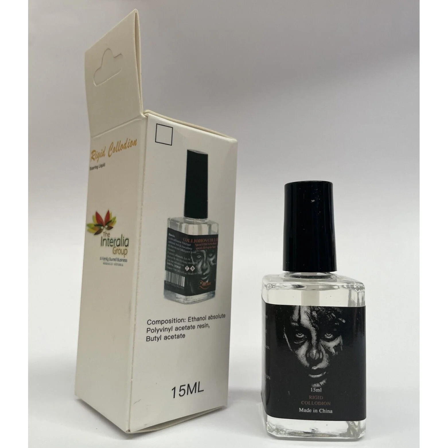 Rigid Collodion Scarring Liquid 15ml with brush