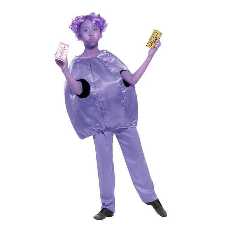Roald Dahl Deluxe Violet Beauregarde Costume - Image 4