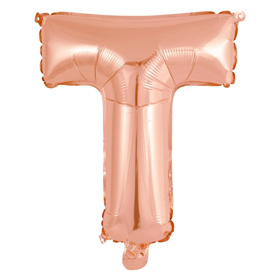 Rose Gold Letter T Foil Balloon - 35cm