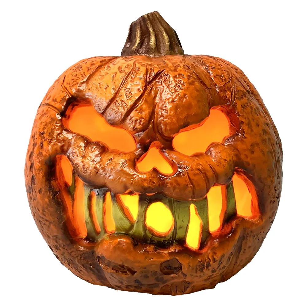 Rotten Flaming Pumpkin With Timer - Type A - Image 2