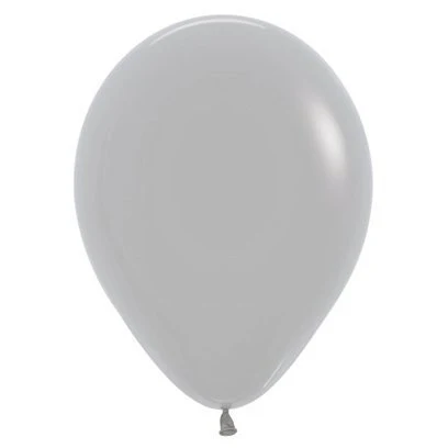 Round Balloon 30cm Gey, Uninflated