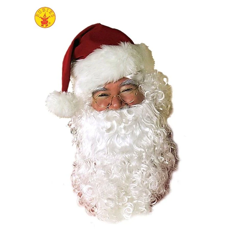 Santa Beard & Wig Set Adult (R)