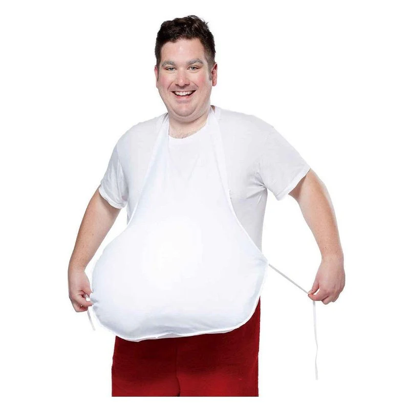 Santa Belly Stuffer, White - Image 4