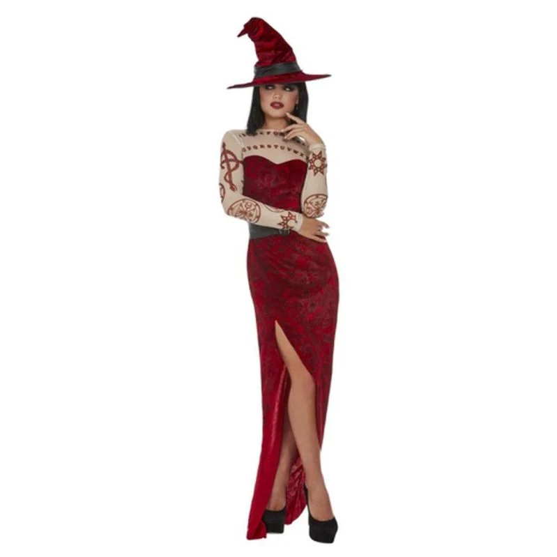 Satanic Witch Costume, Red