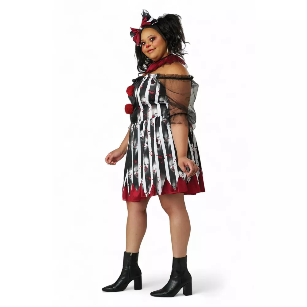 Savage Clown Women Plus Size Costume - Image 2