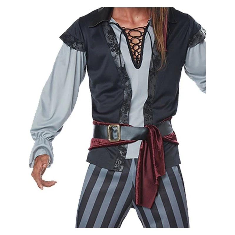 Scallywag Pirate Mens Costume - Image 3