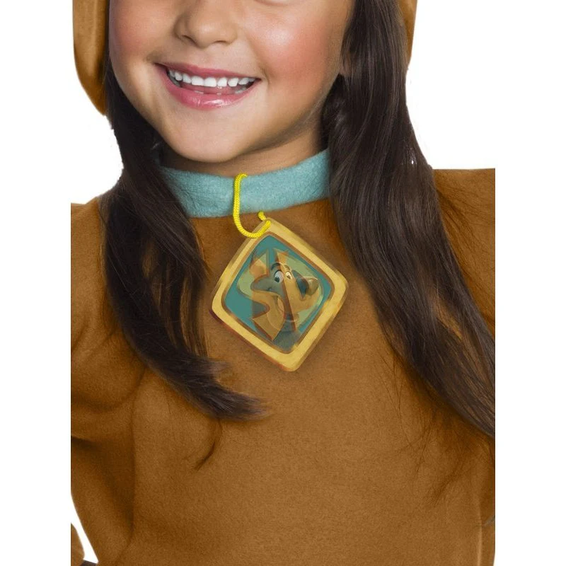Scooby Doo Deluxe Costume With Lenticular Badge, Child - Image 2