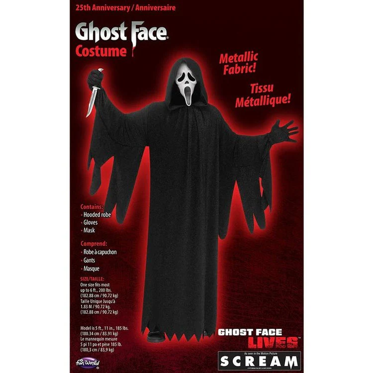 Scream™ 25th Anniversary Ghostface Costume, Adult - Image 3