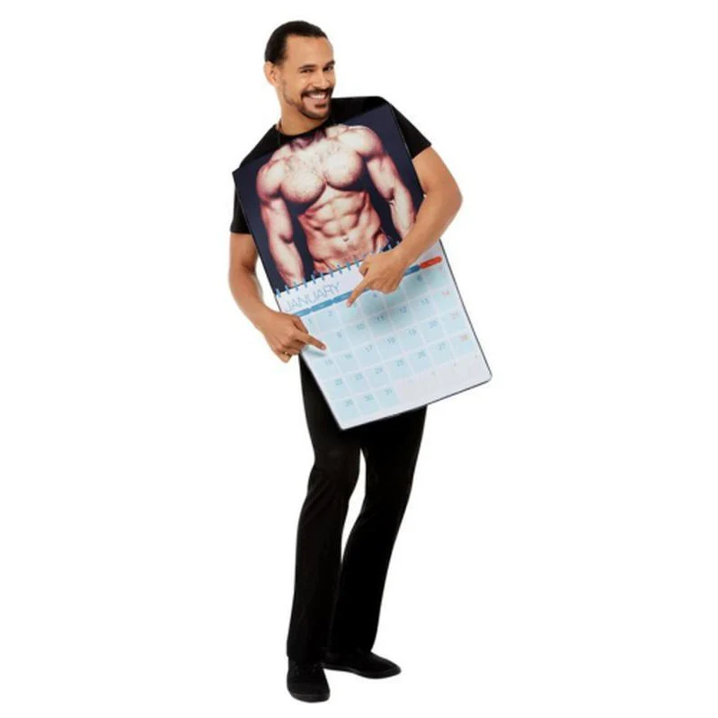 Sexy Calendar Costume, Multicoloured