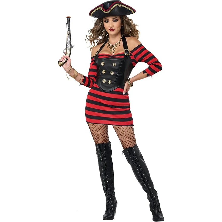 Sexy Pirate Captain Women's Costume - Image 2