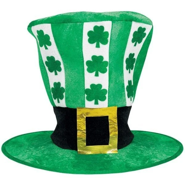 Shamrocks Oversized Fabric Hat