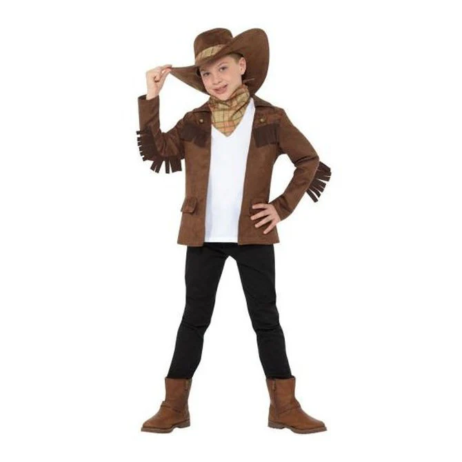 Sheriff Boy Costume, Brown