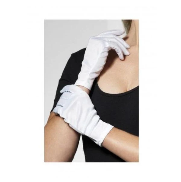 Short Gloves White