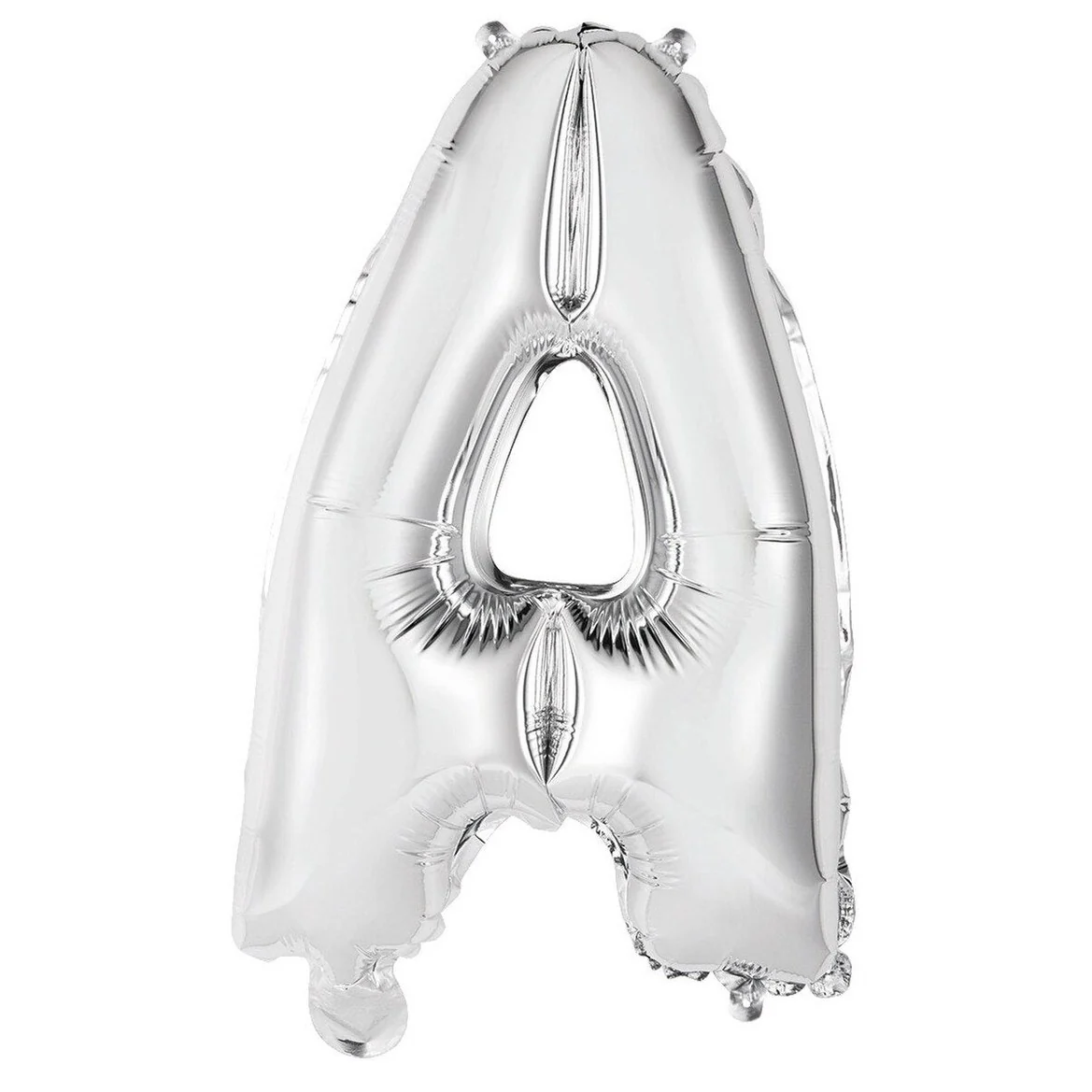 Silver Letter A Foil Balloon - 35cm