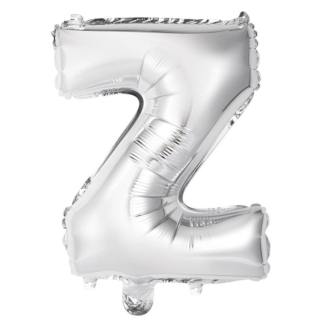 Silver Letter Z Foil Balloon - 35cm