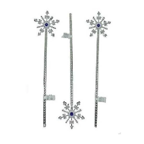 Silver Snowflake Fairy Wand