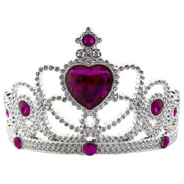Silver Tiara W/Heart