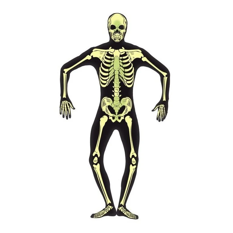 Skeleton Second Skin Costume, Adult - Image 4