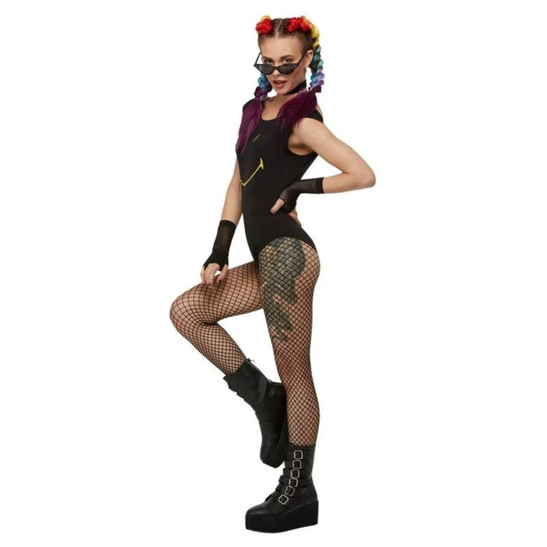 Smiley Bodysuit, Black - Image 2