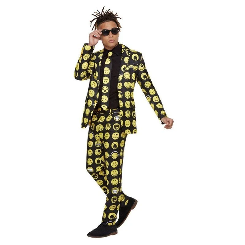 Smiley Stand Out Suit, Yellow & Black - Image 2