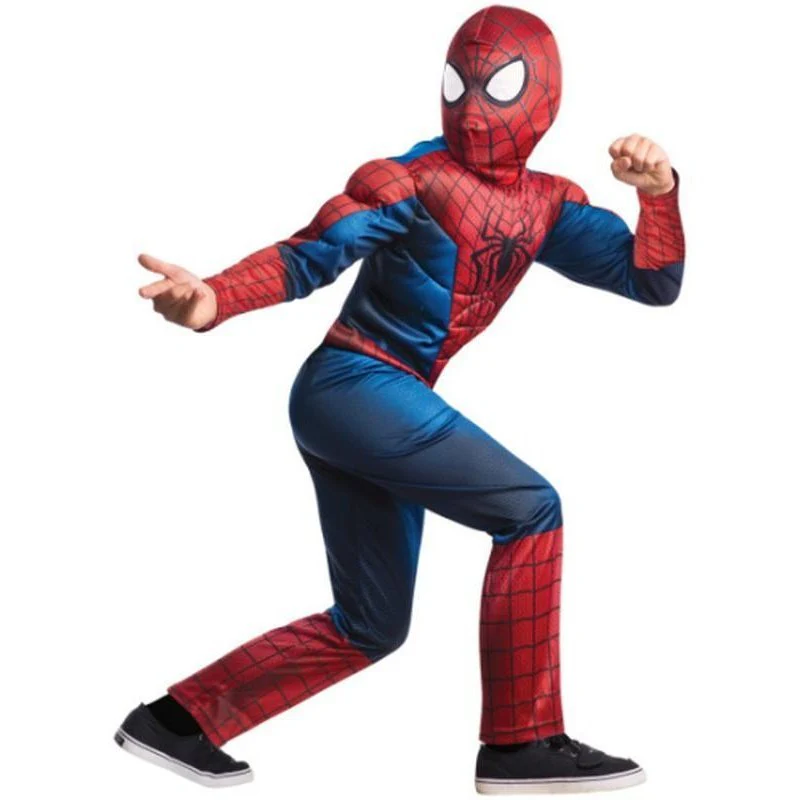 Spider Man Deluxe Muscle Chest Costume Size S