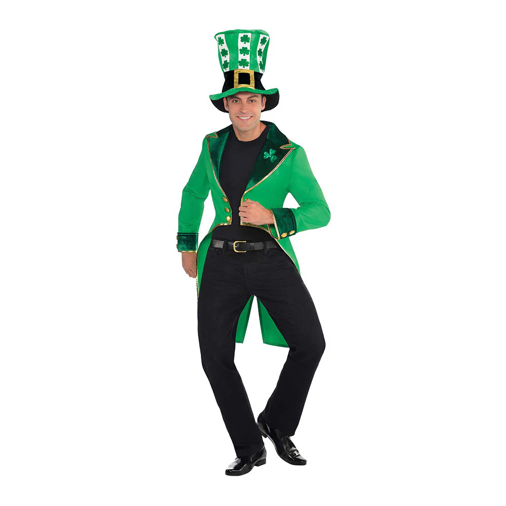St Patrick's Day Leprechaun Tailcoat Adult Costume