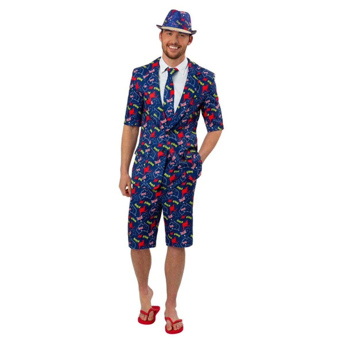 Stand Out Suit Australia Flag G'Day Mens - Image 2