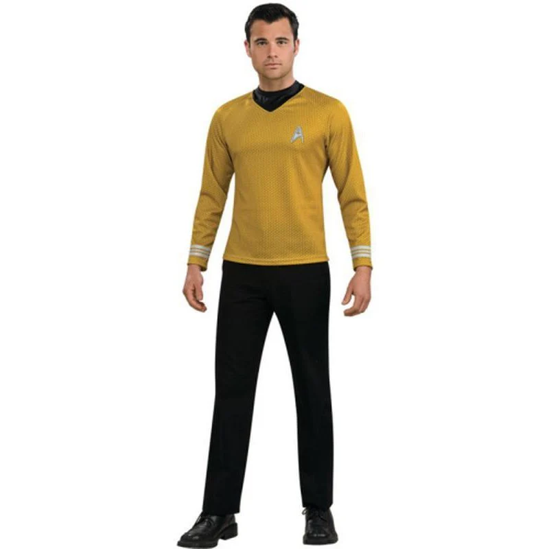 Star Trek Gold Shirt Adult Size M
