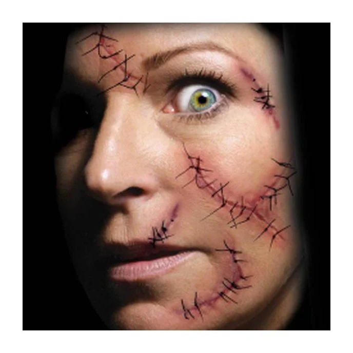 Trauma – Stitched – Temporary Tattoos