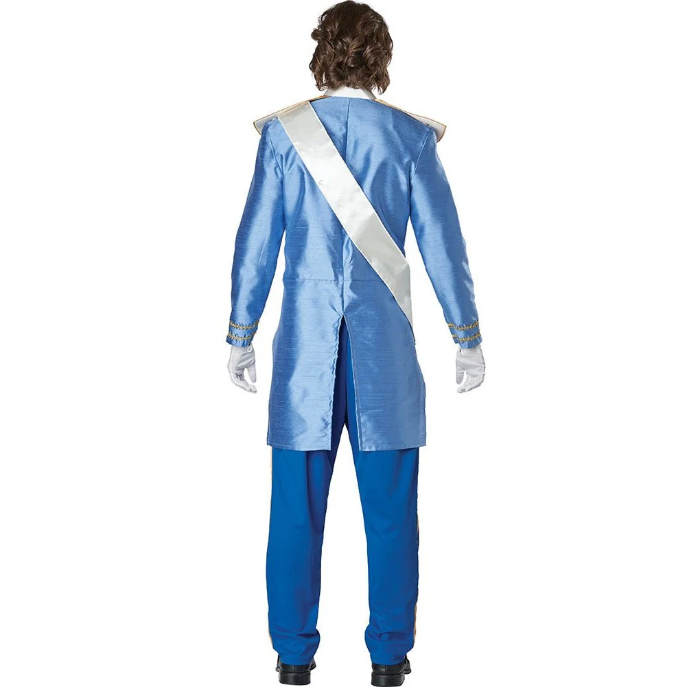 Storybook Prince Charming Men's Blue Costume - Image 3