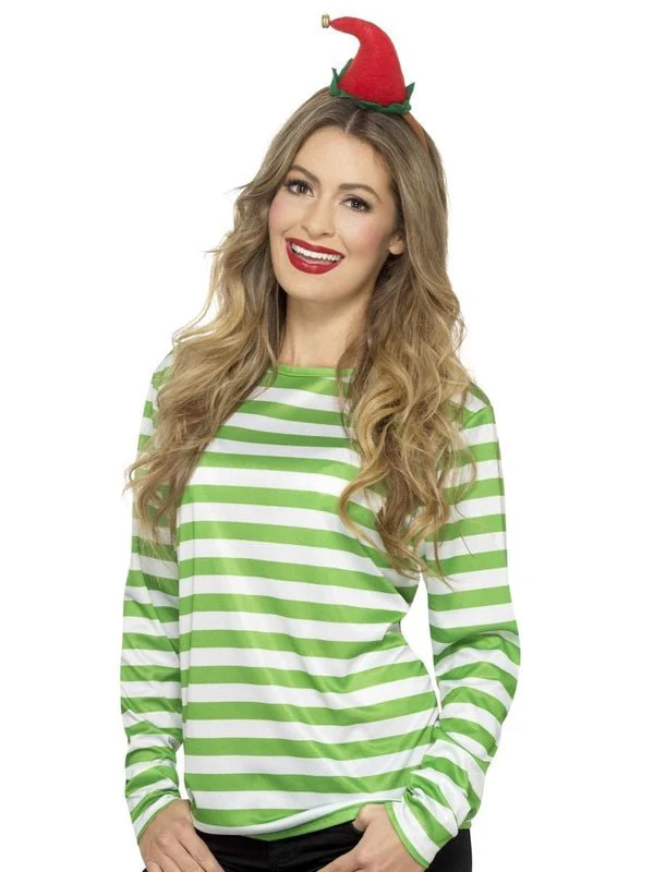 Stripy T Shirt, Green - Image 2