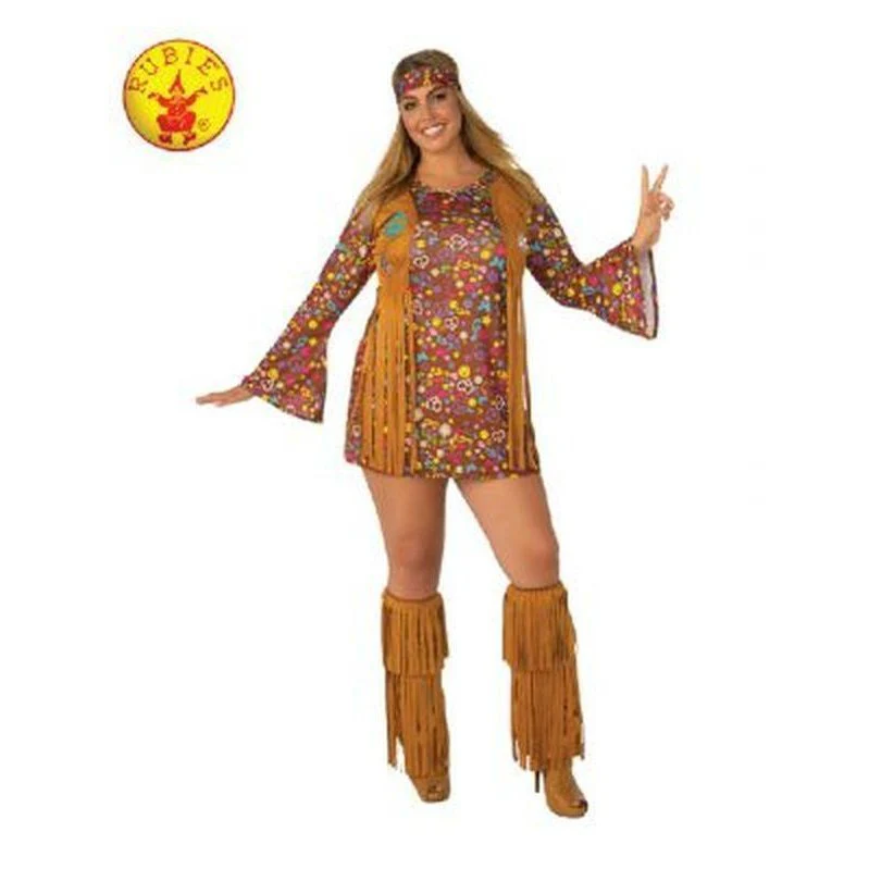 Summer Of Love Ladies Hippie Costume Size Plus