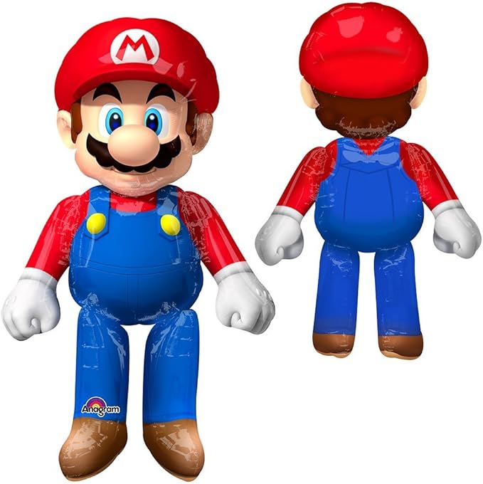 Super Mario Giant Airwalker Foil Balloon 137cm - Image 2
