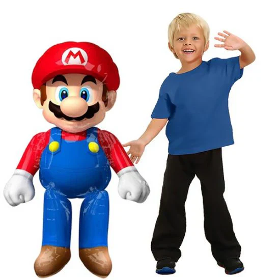 Super Mario Giant Airwalker Foil Balloon 137cm - Image 3